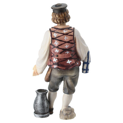 Kostner Nativity Scene 9.5 cm, innkeeper, in painted wood 4