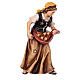 Femme avec bois santon bois peint pour crèche Kostner 9,5 cm s1