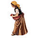 Kostner Nativity Scene 9.5 cm, woman with wood, in painted wood s3