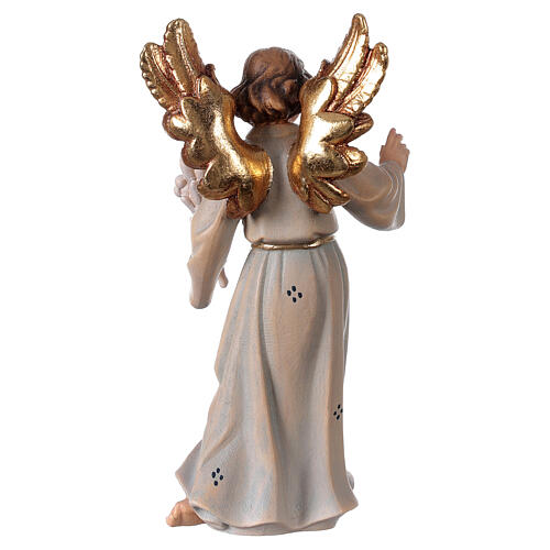 Kostner Nativity Scene 12 cm, announcing angel figurine, in painted wood 4