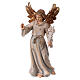 Kostner Nativity Scene 12 cm, announcing angel figurine, in painted wood s1