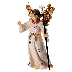 Angelo indicatore legno dipinto Kostner presepe 9,5 cm