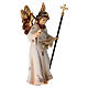 Angelo indicatore legno dipinto Kostner presepe 9,5 cm s3