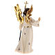 Angel with pointed finger in painted wood, Kostner Nativity scene 12 cm s4