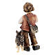 Boy with dog in painted wood, Kostner Nativity scene 9.5 cm s4