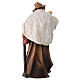 Pastore con corno legno dipinto presepe Kostner 12 cm s4