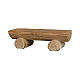 Wood bench for shepherds in painted wood, Kostner Nativity scene 9.5 cm s1