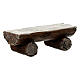 Wood bench for shepherds in painted wood, Kostner Nativity scene 9.5 cm s2