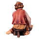 Milking boy in painted wood, Kostner Nativity scene 9.5 cm s3
