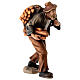 Pastore con legna legno dipinto presepe Kostner 12 cm s3