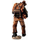 Pastore con legna legno dipinto presepe Kostner 12 cm s4