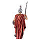 Soldado romano para presépio Kostner de madeira pintada com figuras altura média 9,5 cm s4