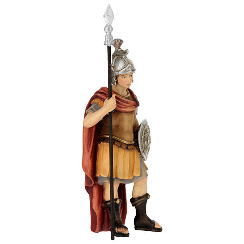 Roman soldier in painted wood, Kostner Nativity scene 12 cm 3