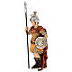 Roman soldier in painted wood, Kostner Nativity scene 12 cm s2