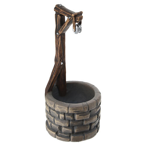 Studnia drewno malowane szopka Kostner 12 cm 2
