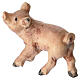 Schweinchen für Krippe Mod. Kostner Grödnertal Holz 9.5cm s4