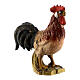 Gallo legno dipinto Kostner presepe 9,5 cm s4
