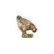 Gallina becca chicchi legno dipinto presepe Kostner 12 cm s1