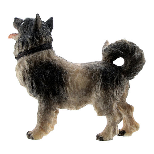 Perro madera pintada Kostner belén 9,5 cm 3