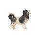 Chien bois peint crèche Kostner 12 cm s1