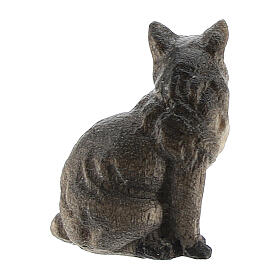 Gato madera pintada Kostner belén 9,5 cm