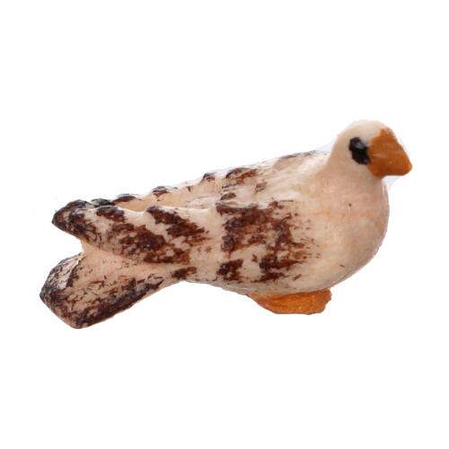 Colomba legno dipinto Kostner presepe 9,5 cm 1