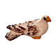 Colomba legno dipinto Kostner presepe 9,5 cm s1