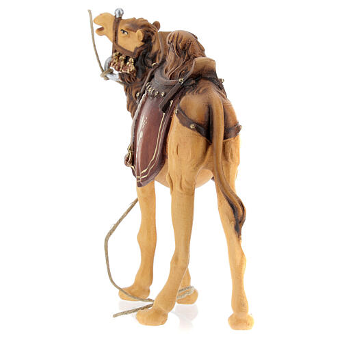 Camelo pombas para presépio madeira pintada Val Gardena com figuras altura média 12 cm modelo Kostner 4