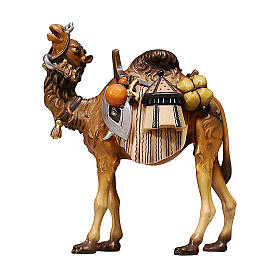 Kamel mit Beladung für Krippe Mod. Kostner Grödnertal Holz 9.5cm