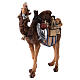 Camel with baggage in painted wood, Kostner Nativity scene 9.5 cm s2