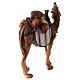 Wielbłąd z bagażami drewno malowane Kostner szopka 9,5 cm s4