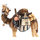 Camello con equipaje madera pintada belén Kostner 12 cm s5