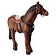 Cavalo para presépio madeira pintada Val Gardena modelo Kostner com figuras altura média 9,5 cm s3