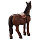 Cavalo para presépio madeira pintada Val Gardena modelo Kostner com figuras altura média 9,5 cm s4