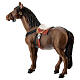 Caballo madera pintada belén Kostner 12 cm s5