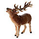 Deer in painted wood, Kostner Nativity scene 12 cm s3
