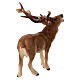 Kostner Nativity Scene 12 cm, brown deer, in painted wood s4