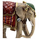 Elefante legno dipinto Kostner presepe 9,5 cm s2
