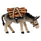 Kostner Nativity Scene 12 cm, donkey with wood, in painted wood s1