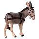 Burro para carrinho madeira pintada para presépio Kostner peças altura média 9,5 cm s3