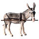 Donkey for cart in painted wood, Kostner Nativity scene 12 cm s1