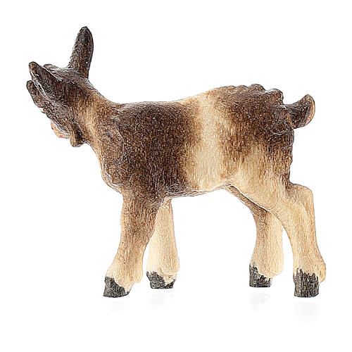 Capretta legno dipinto presepe Kostner 12 cm 2