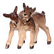 Kostner Nativity Scene 9.5 cm, two goats, in painted wood s2