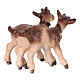 Kostner Nativity Scene 9.5 cm, two goats, in painted wood s3