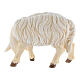 Mouton qui mange tête à droite bois peint crèche Kostner 12 cm s4