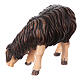 Pecora nera mangia legno dipinto Kostner presepe 9,5 cm s2