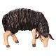 Owca czarna jedząca drewno malowane Kostner szopka 9,5 cm s1