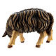 Owca czarna jedząca drewno malowane szopka Kostner 12 cm s1
