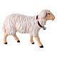 Mouton qui marche bois peint crèche Kostner 9,5 cm s2