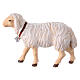 Owca idąca drewno malowane Kostner szopka 9,5 cm s1
